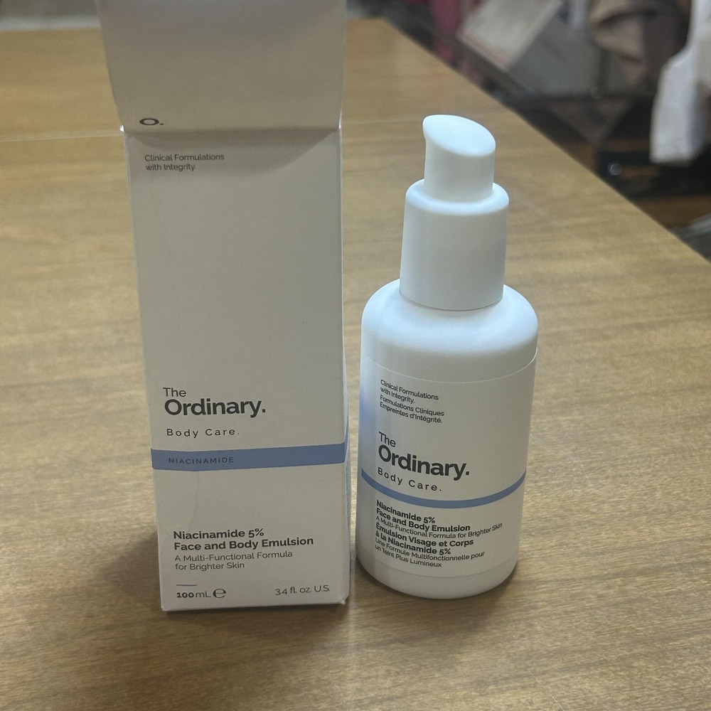 The Ordinary Niacinamide 5% Face Body Emulsion 3.4oz 100ml Brightening Women